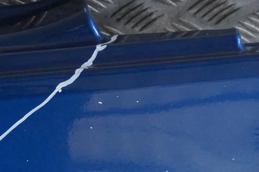 BMW Mini Cooper R50 R53 JCW Aerokit Right O/S Sill Skirt Side Trim Indi Blue - SKU 0140631-IB - Part number 0140631