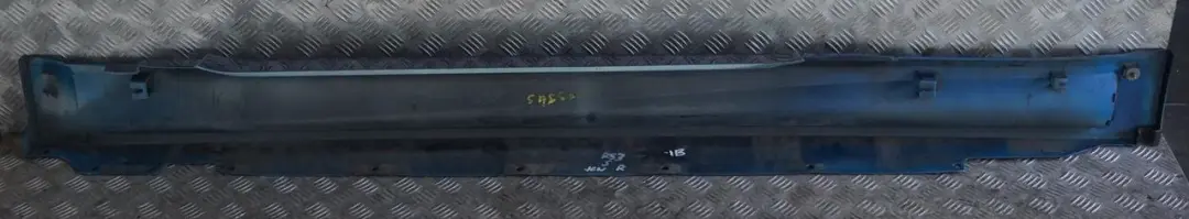 Aerokit Right O/S Sill Skirt Side Trim Indi Blue to BMW Mini Cooper R50 R53 JCW with Part number 0140631 BMW Mini Cooper R50 R53 JCW Aerokit Right O/S Sill Skirt Side Trim Indi Blue - SKU 0140631-IB - Part number 0140631