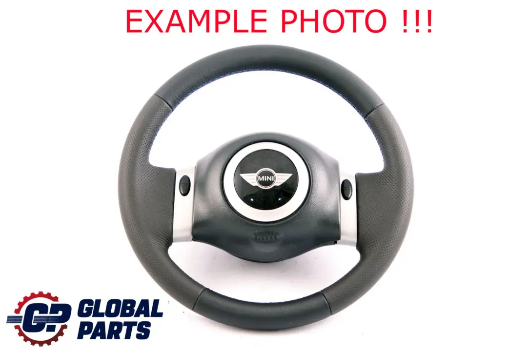 Volant Nouveau Cuir 2 Rayons Noir pour Mini Cooper R50 R52 Cooper à propos du numéro de pièce 0146479 Mini Cooper R50 R52 Cooper Volant Nouveau Cuir 2 Rayons Noir - SKU 0146479-1 - Numéro de pièce 0146479