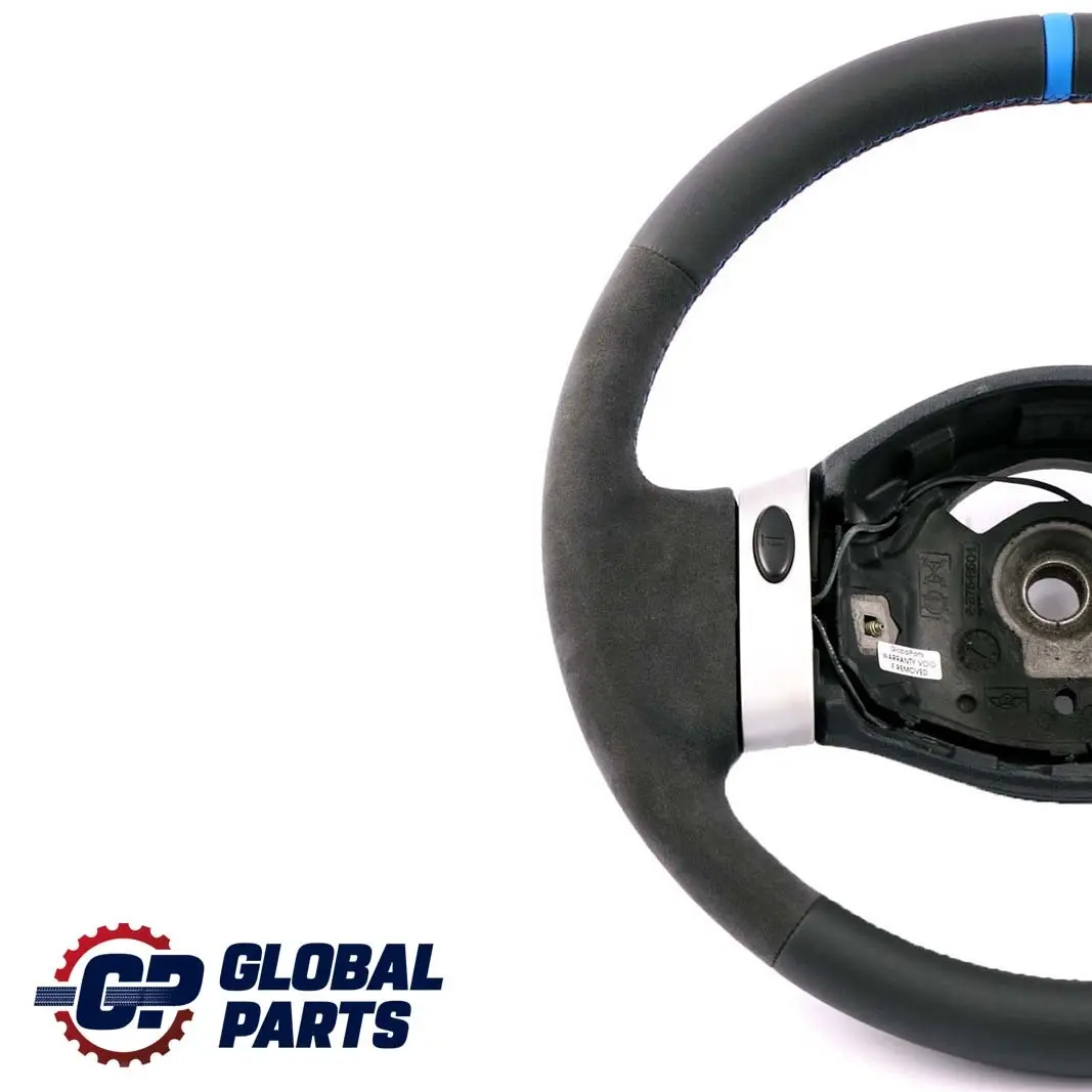 Mini Cooper R50 R52 NEW Black Leather / Alcantara Steering Wheel 2 Spoke Trim - SKU 0146479-6 - Part number 0146479