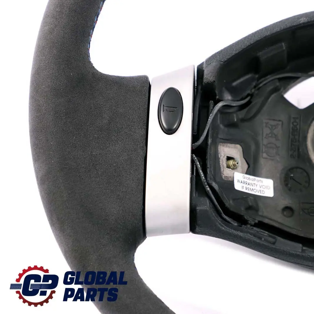 Mini Cooper R50 R52 NUOVA Pelle Nera / Alcantara Volante Copertura a 2 Raggi - SKU 0146479-6 - Numero di parte 0146479