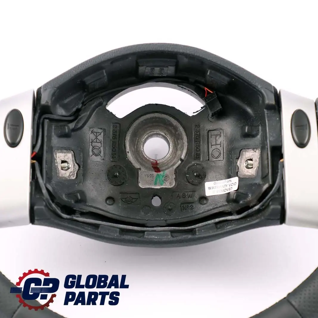 Mini Cooper One R50 R52 R53 NOUVEAU Volant en cuir noir à 2 branches Garniture - SKU 0146479-9 - Numéro de pièce 0146479