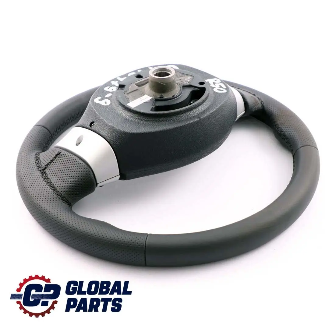 Mini Cooper One R50 R52 R53 NOUVEAU Volant en cuir noir à 2 branches Garniture - SKU 0146479-9 - Numéro de pièce 0146479