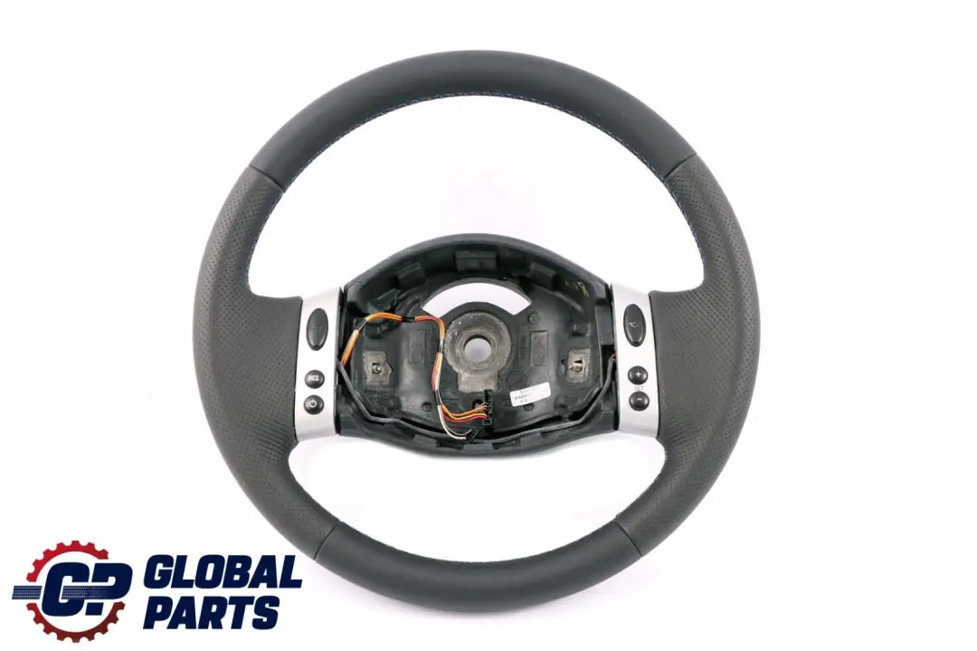 Mini Cooper R50 R53 NEW Black Leather Sport Steering Wheel Multifunction - SKU 0146480-4 - Part number 0146480