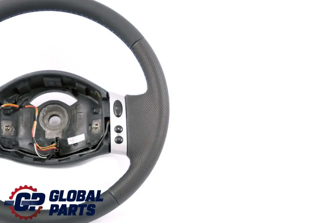 Mini Cooper R50 R53 NEW Black Leather Sport Steering Wheel Multifunction - SKU 0146480-4 - Part number 0146480