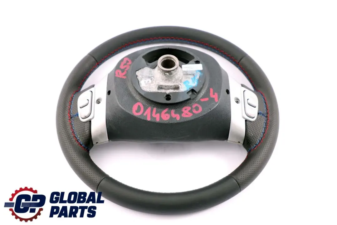Mini Cooper R50 R53 NEW Black Leather Sport Steering Wheel Multifunction - SKU 0146480-4 - Part number 0146480