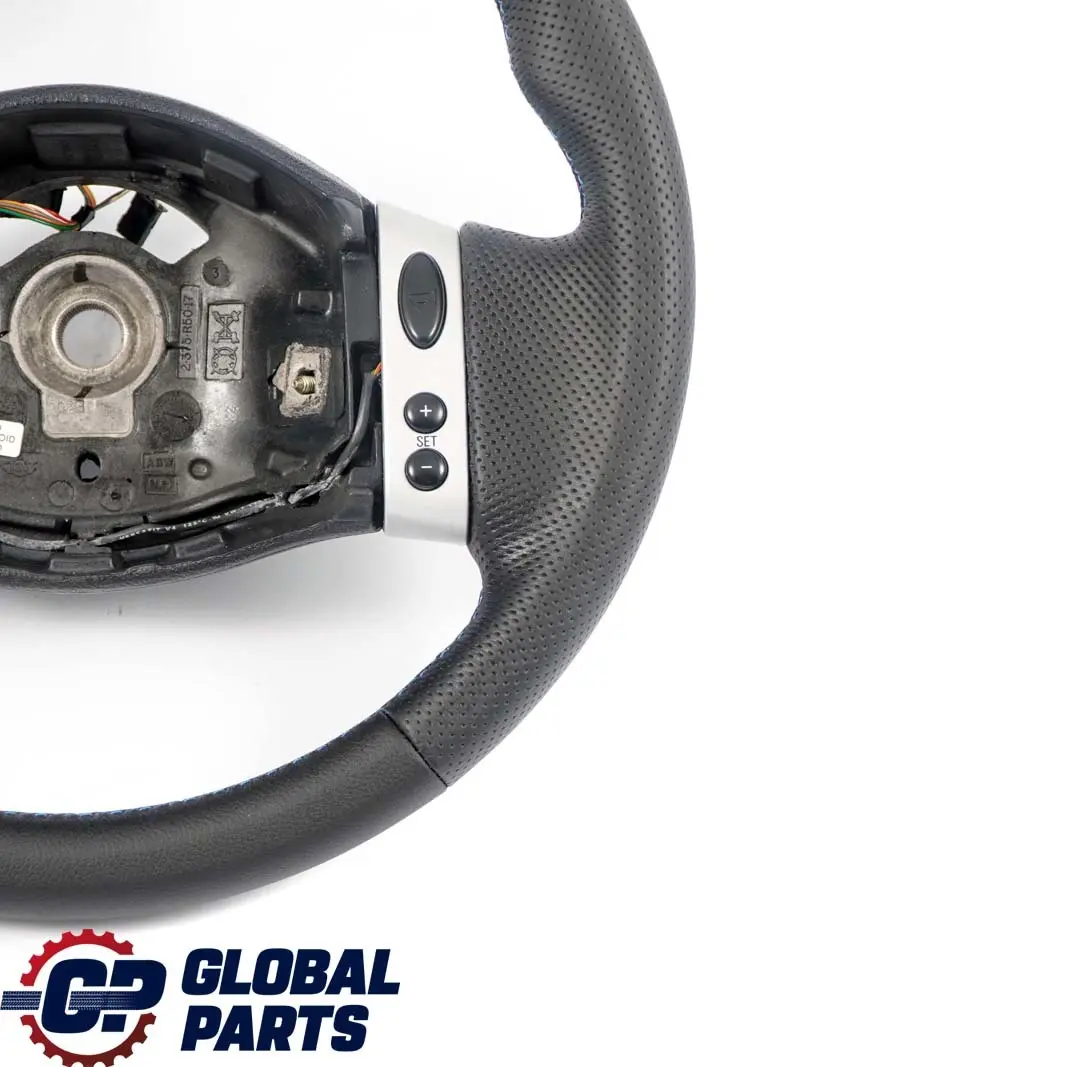 Mini Cooper One R50 R53 NEW Black Leather Sport Steering Wheel Multifunction - SKU 0146480-6 - Part number 0146480