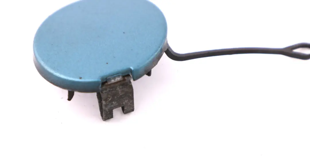 Front Bumper Flap Towing Eye Maldives Blue 7016052 to BMW Z4 Series E85 with Part number 0148339 BMW Z4 Series E85 Front Bumper Flap Towing Eye Maldives Blue 7016052 - SKU 0148339-MAB - Part number 0148339