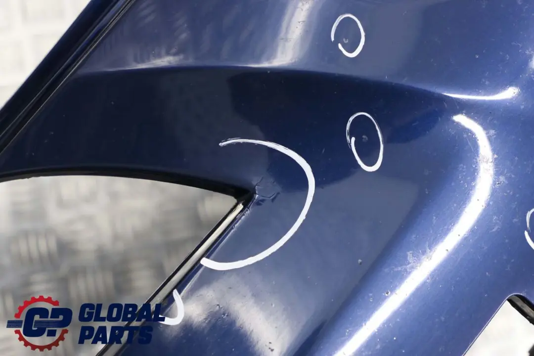 BMW 5 Series E60 E61 Front Bumper Trim Panel Mysticblau Mystic Blue - A07 - SKU 0149246-MYS - Part number 0149246