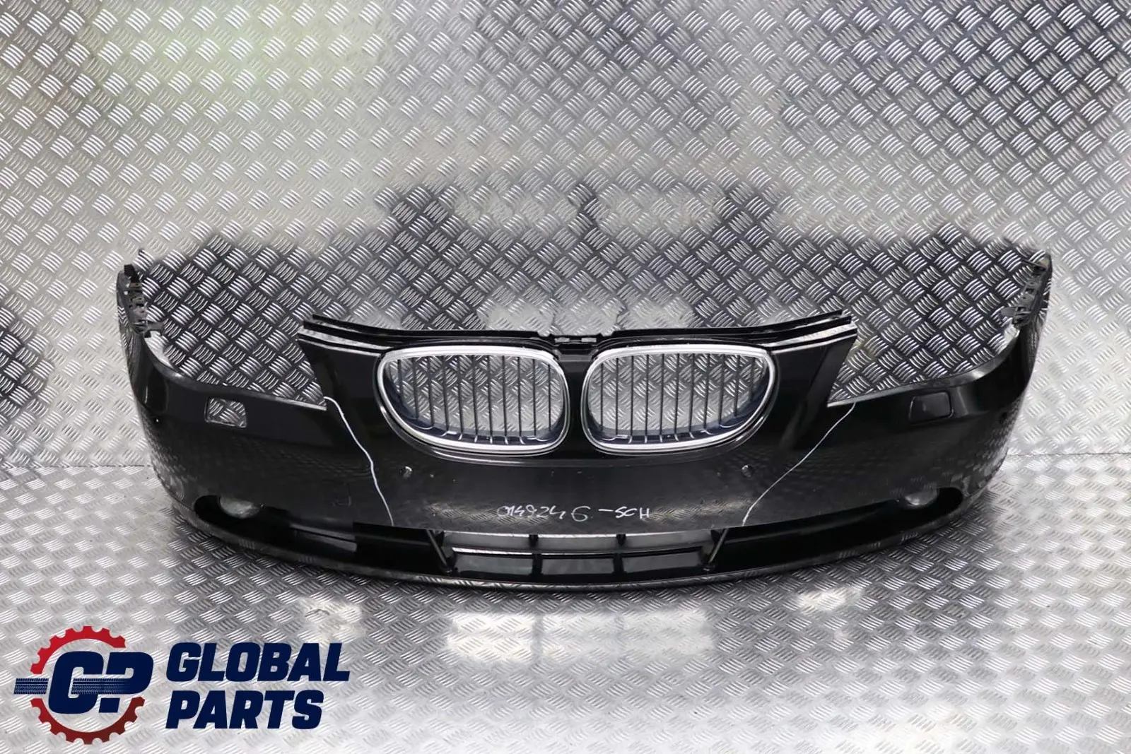 BMW 5 Series E60 E61 Front Bumper Trim Panel Schwarz 2 Black 668