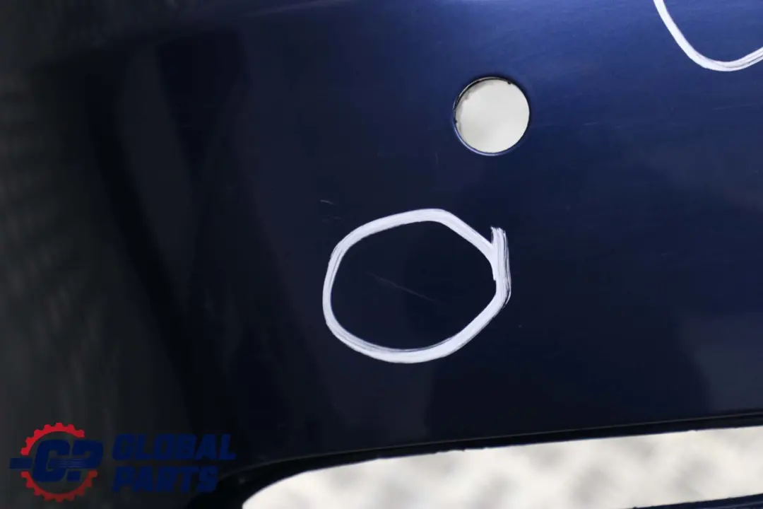 BMW 5 E60 Saloon Rear Bumper PDC Mysticblau Mystic Blue Metallic - A07 - SKU 0149318-MYS - Part number 0149318