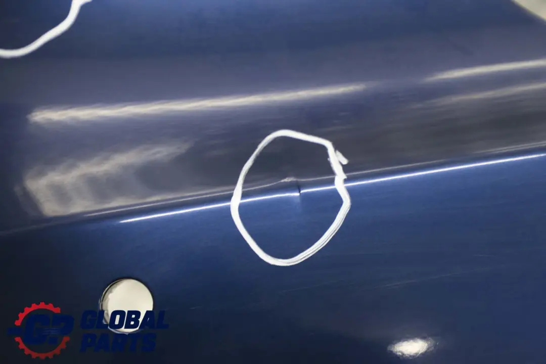 BMW 5 E60 Saloon Rear Bumper PDC Mysticblau Mystic Blue Metallic - A07 - SKU 0149318-MYS - Part number 0149318