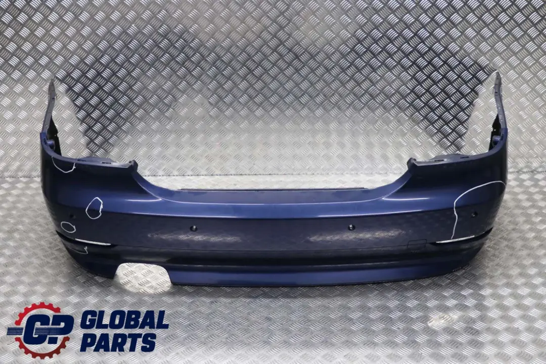 BMW 5 E60 Saloon Rear Bumper PDC Mysticblau Mystic Blue Metallic - A07 - SKU 0149318-MYS - Part number 0149318