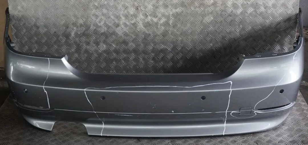 BMW E60 Zderzak tylny tył pdc silbergrau A08 - SKU 0149318-SBG2 - Numer Części 0149318