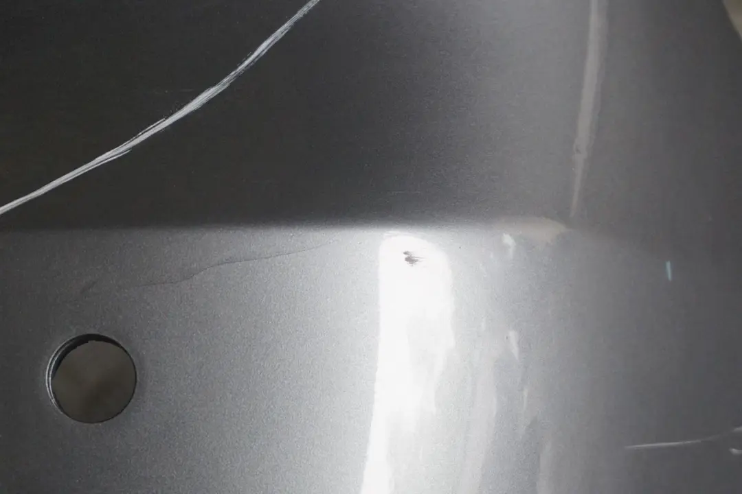 Bumper PDC Silbergrau Grey Metallic - A08 to BMW 5 Series E60 2 Saloon Rear with Part number 0149318 BMW 5 Series E60 2 Saloon Rear Bumper PDC Silbergrau Grey Metallic - A08 - SKU 0149318-SBG2 - Part number 0149318