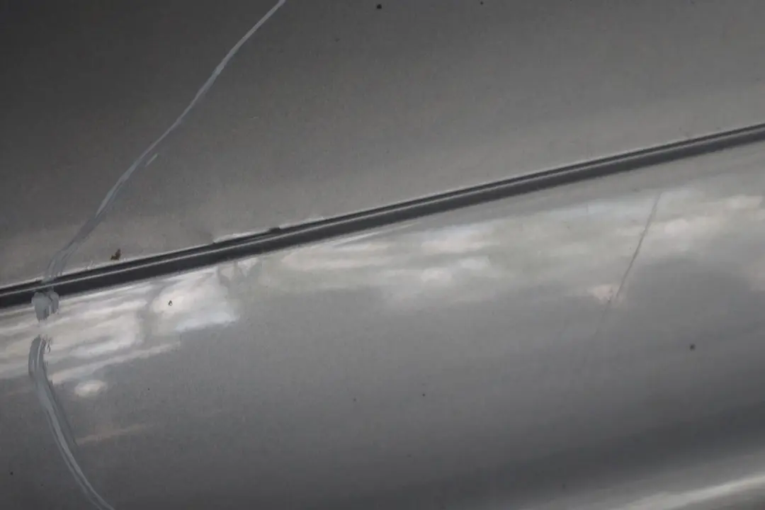 BMW 5 Series E60 3 Saloon Rear Bumper PDC Silbergrau Grey Metallic - A08 - SKU 0149318-SBG3 - Part number 0149318