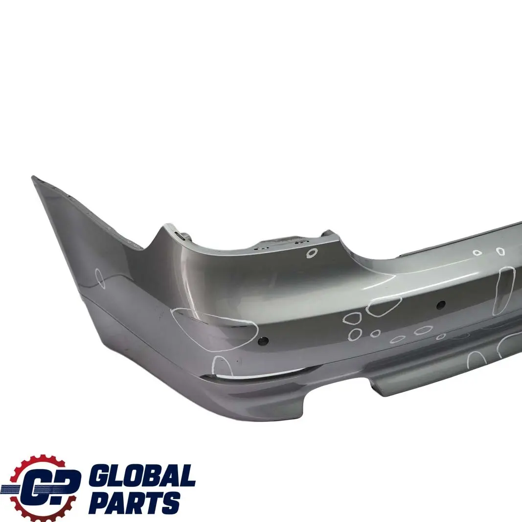 BMW 5 Series E60 5 Saloon Rear Bumper PDC Silbergrau Grey Metallic - A08 - SKU 0149318-SBG5 - Part number 0149318