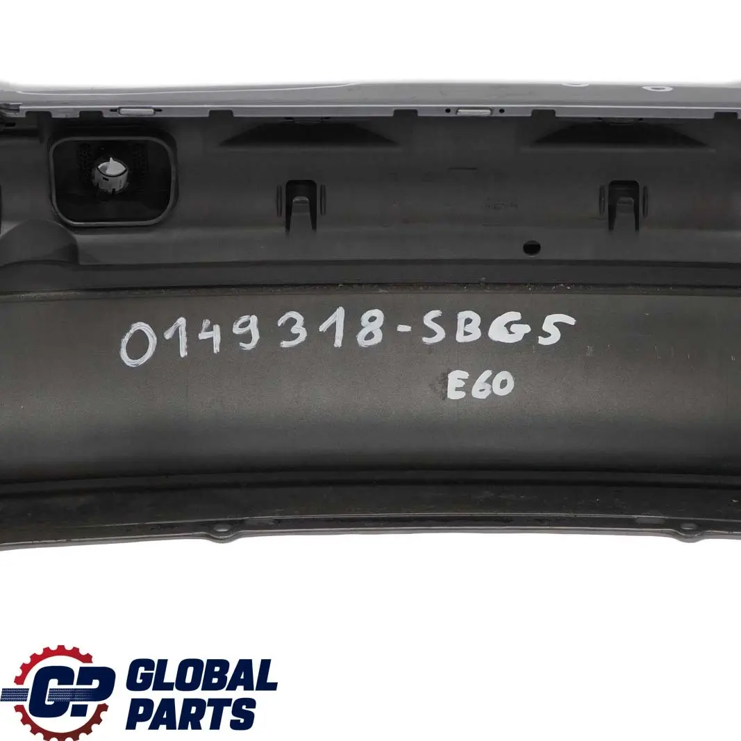 BMW 5 Series E60 5 Saloon Rear Bumper PDC Silbergrau Grey Metallic - A08 - SKU 0149318-SBG5 - Part number 0149318
