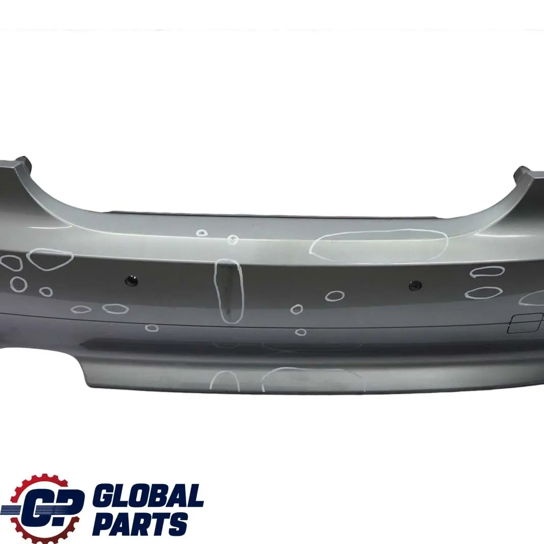 BMW 5 Series E60 5 Saloon Rear Bumper PDC Silbergrau Grey Metallic - A08 - SKU 0149318-SBG5 - Part number 0149318