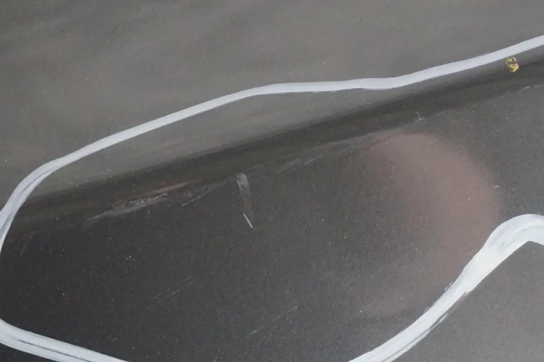 BMW 5 E60 Saloon Rear Bumper PDC Titangrau II Titan Grey Metallic - A36 - SKU 0149318-TGR - Part number 0149318