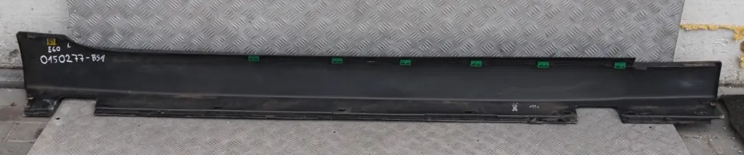BMW E60 E61 Seuil de Porte Jupe Latérale Gauche Noir Saphir Métallique - SKU 0150277-BS1 - Numéro de pièce 150277