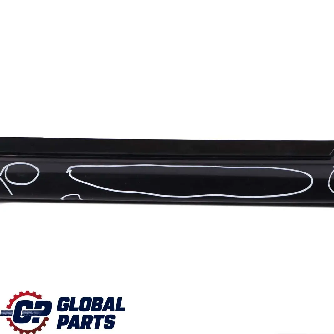 BMW E60 E61 M Sport M5 Door Sill Side Cover Skirt Left N/S Carbon Black - 416 - SKU 0150277-CAR - Part number 0150277