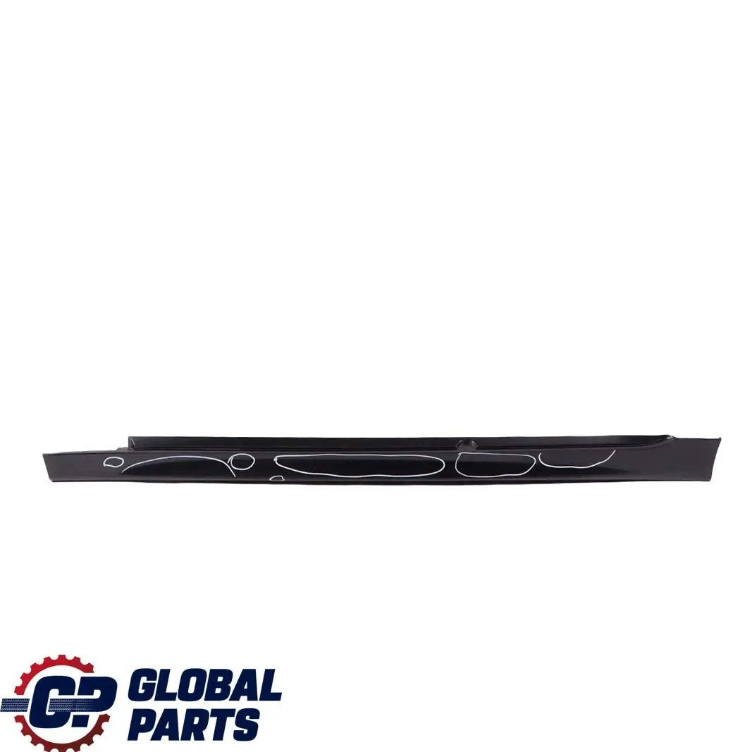 BMW E60 E61 M Sport M5 Door Sill Side Cover Skirt Left N/S Carbon Black - 416 - SKU 0150277-CAR - Part number 0150277