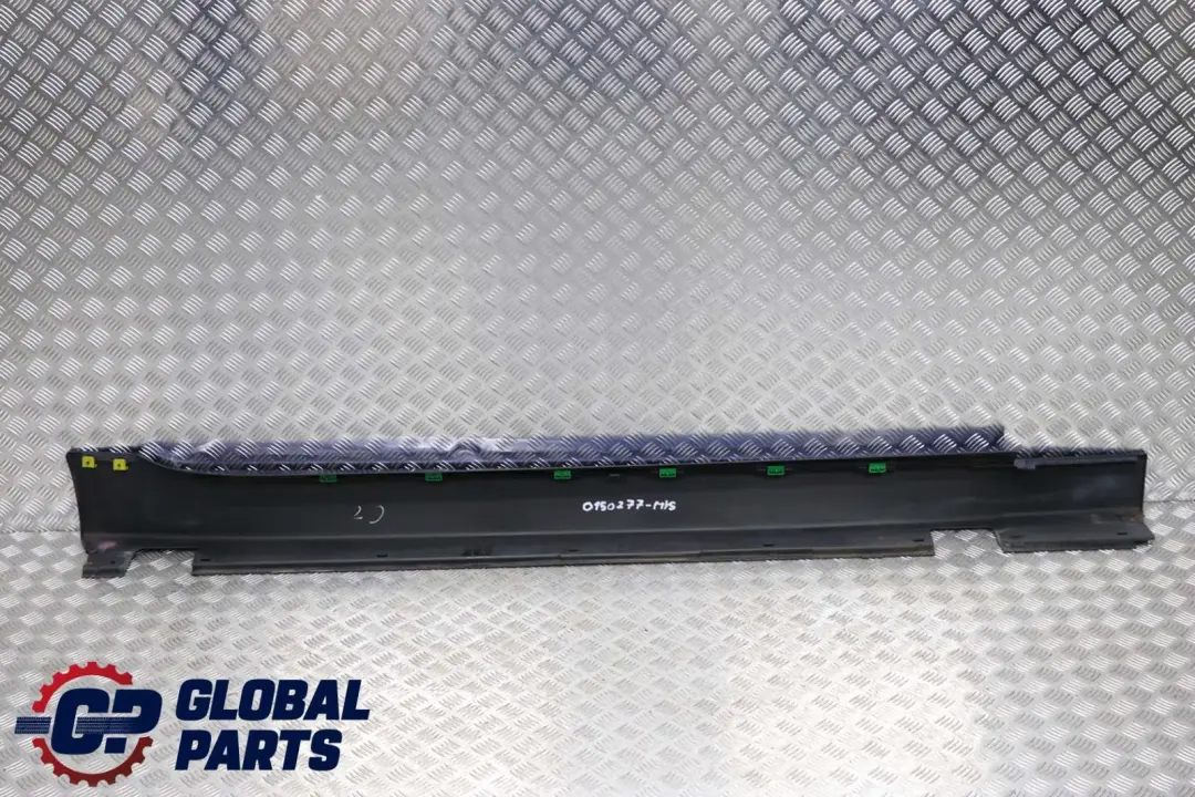 BMW 5 E60 E61 Schwellerleiste Blende Schweller Links Mysticblau Blau - A07 - SKU 0150277-MYS - Teilenummer 0150277