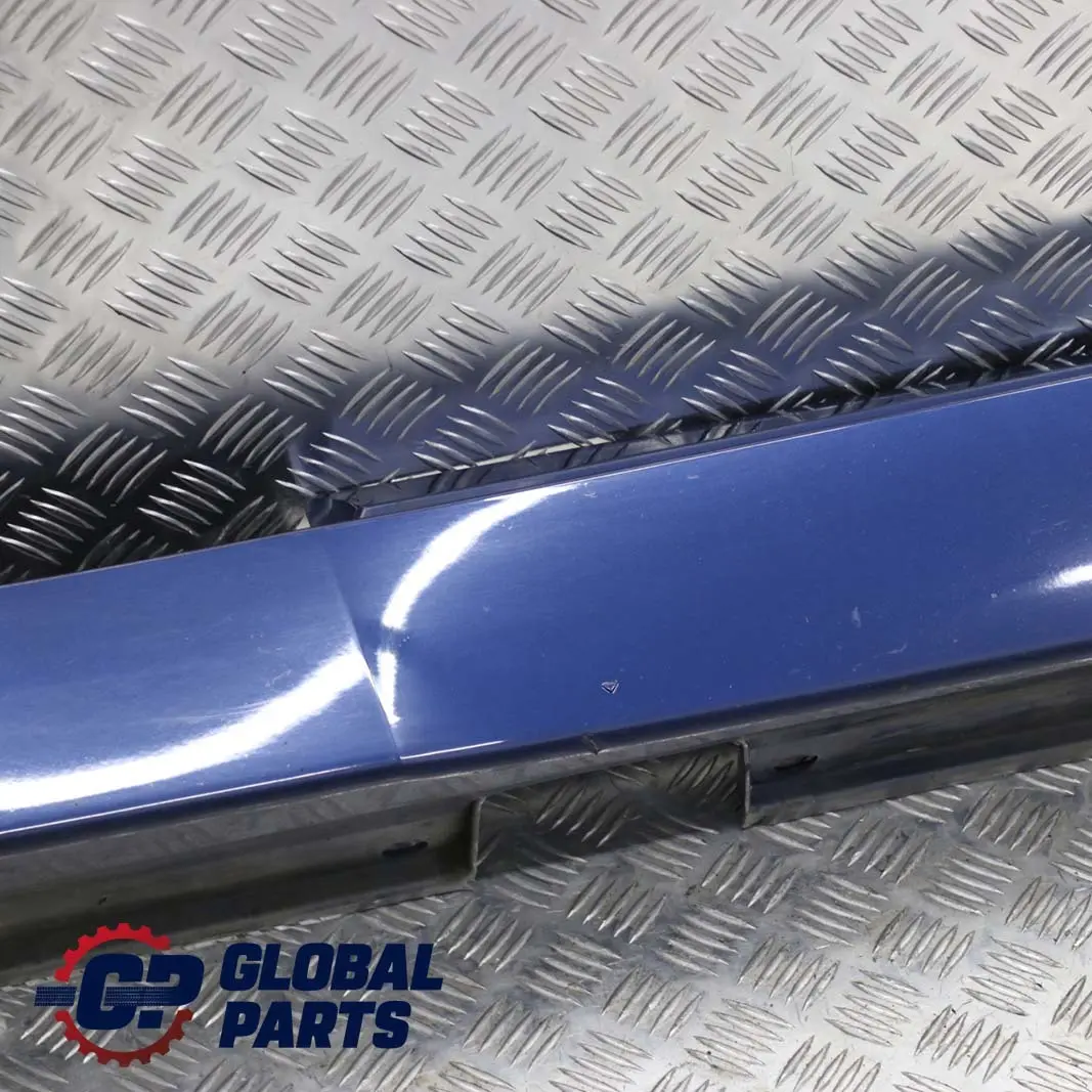 BMW 5 E60 E61 Schwellerleiste Blende Schweller Links Mysticblau Blau - A07 - SKU 0150277-MYS1 - Teilenummer 0150277
