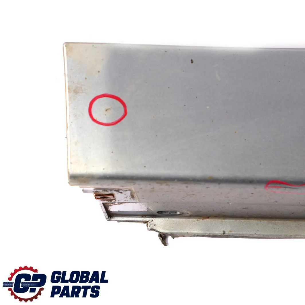 BMW 5 E60 E61 Door Sill Side Cover Skirt Left N/S Silbergrau Silver Grey - A08 - SKU 0150277-SBG3 - Part number 0150277