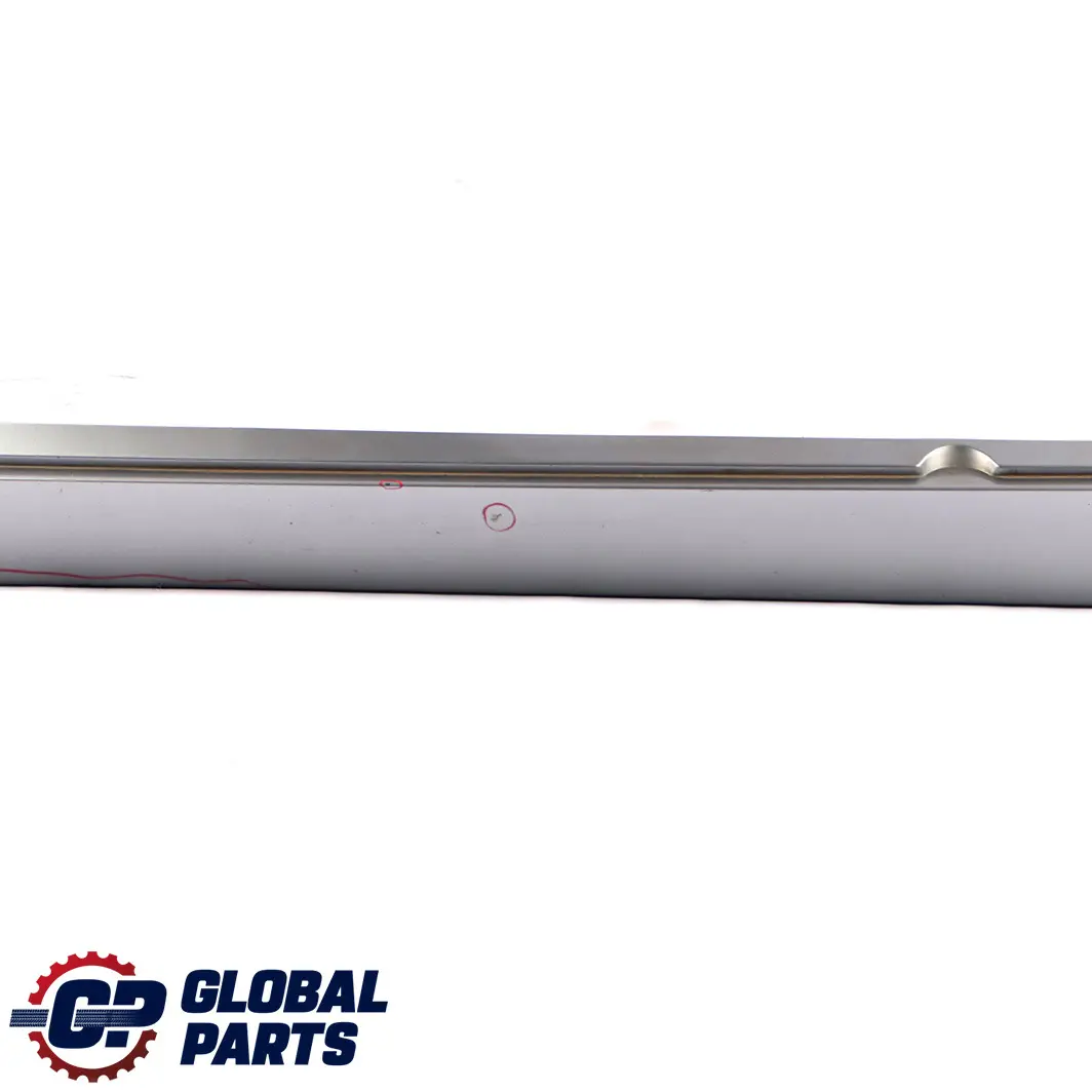 BMW 5 E60 E61 Door Sill Side Cover Skirt Left N/S Silbergrau Silver Grey - A08 - SKU 0150277-SBG3 - Part number 0150277