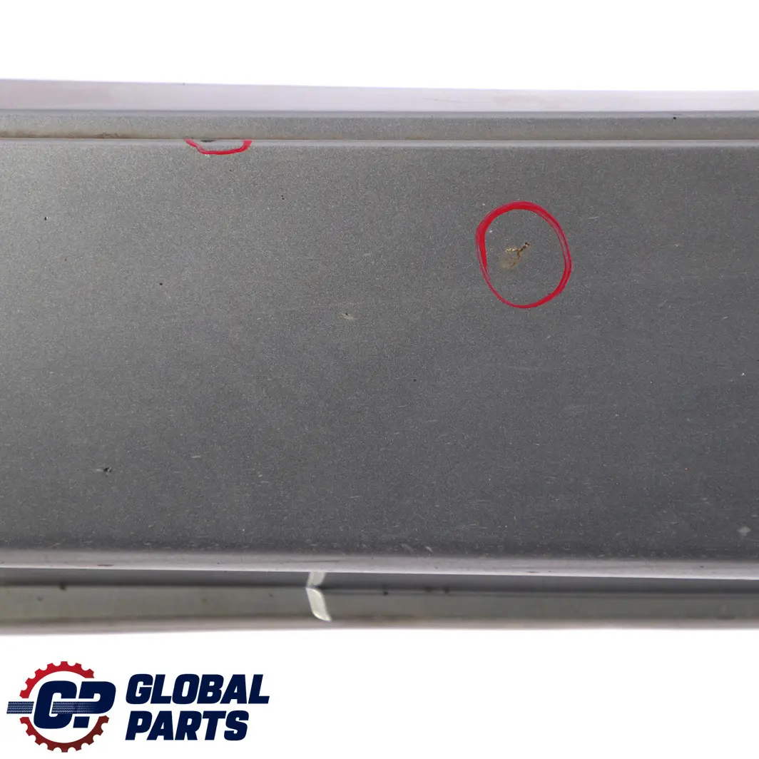 BMW 5 E60 E61 Door Sill Side Cover Skirt Left N/S Silbergrau Silver Grey - A08 - SKU 0150277-SBG3 - Part number 0150277