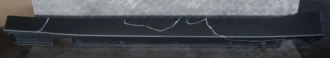 BMW E60 E61 Nakładka listwa próg lewa titangrau - SKU 0150277-TGR - Numer Części 0150277