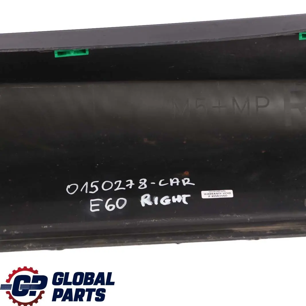 Door Sill Side Cover Skirt Right O/S Carbon Black 416 to BMW 5 E60 E61 M Sport M5 with Part number 0396900 BMW 5 E60 E61 M Sport M5 Door Sill Side Cover Skirt Right O/S Carbon Black 416 - SKU 0396900-CAR5 - Part number 0396900