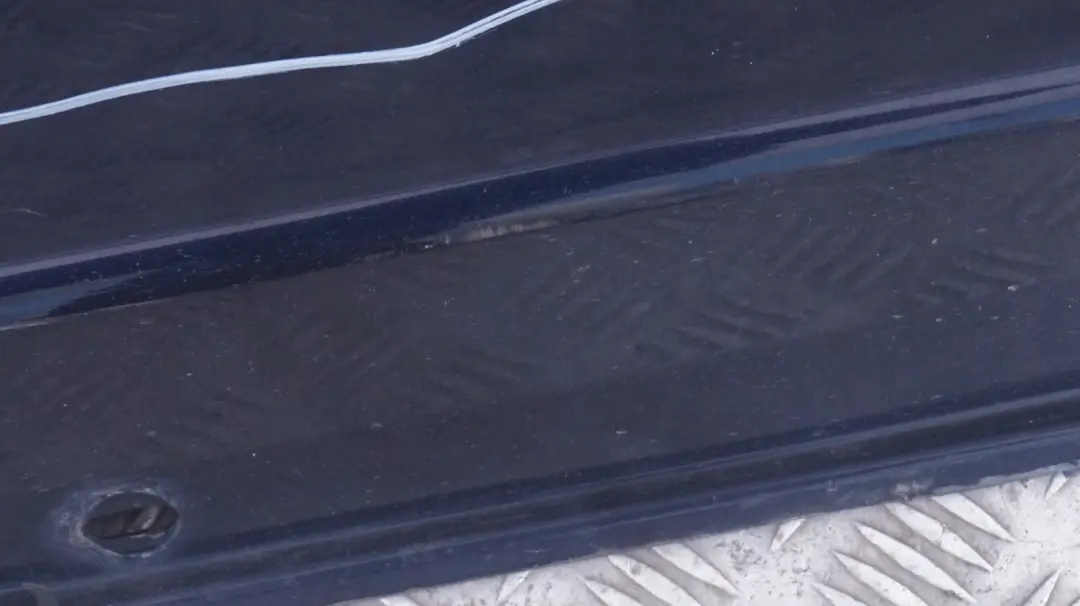BMW 5 Series E60 E61 1 Door Sill Side Cover Skirt Right O/S Orientblau Blue 317 - SKU 0150278-OB1 - Part number 150278
