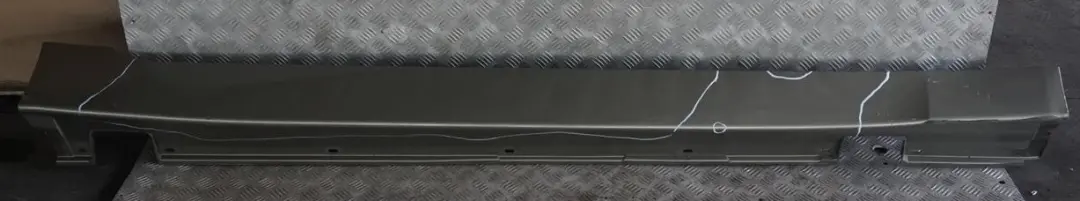 BMW 5 E60 E61 Door Sill Side Cover Skirt Right O/S Olivine Green Metallic - 349 - SKU 0150278-OLI - Part number 0150278