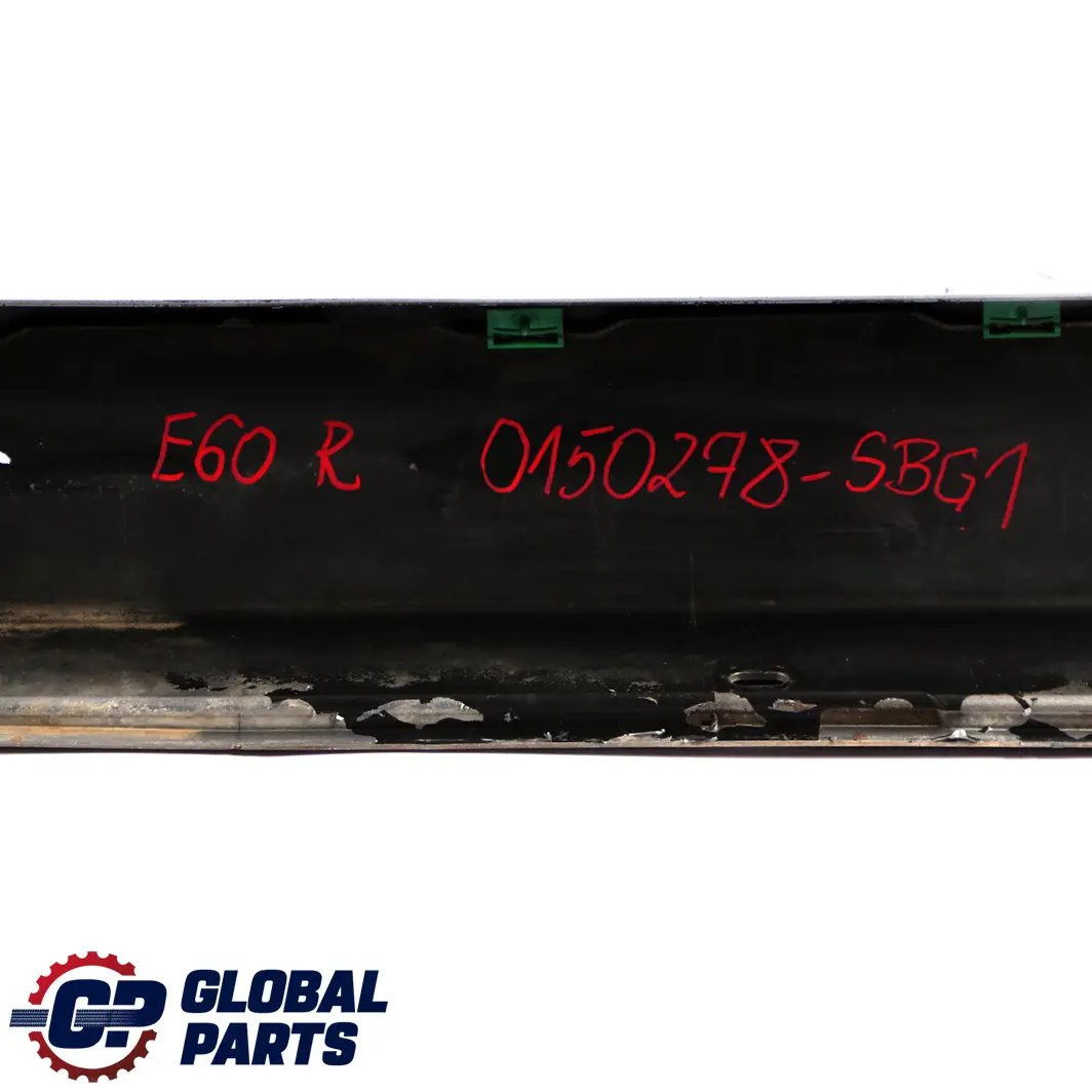 BMW 5 Series 1 E60 E61 Door Sill Side Cover Skirt Right O/S Silbergrau Grey A08 - SKU 0150278-SBG1 - Part number 0150278