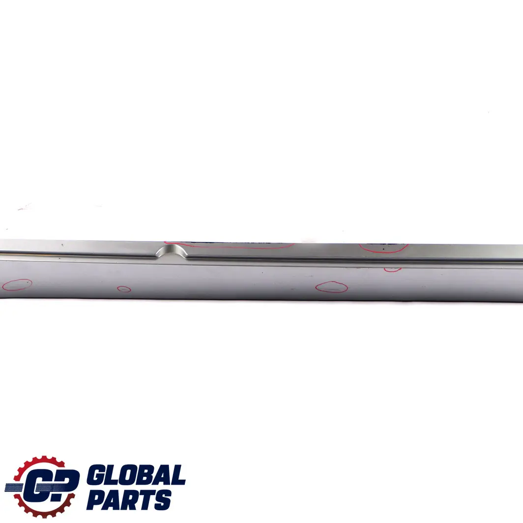 Door Sill Side Cover Skirt Right O/S Silbergrau Grey A08 to BMW 5 Series 1 E60 E61 with Part number 0150278 BMW 5 Series 1 E60 E61 Door Sill Side Cover Skirt Right O/S Silbergrau Grey A08 - SKU 0150278-SBG1 - Part number 0150278