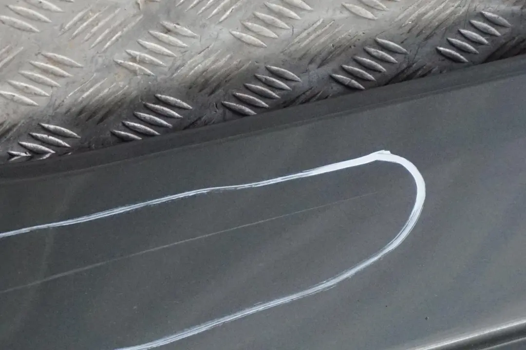 BMW 5 E60 E61 1 Door Sill Side Cover Skirt Right O/S Titangrau II Grey - A36 - SKU 0150278-TGR1 - Part number 0150278