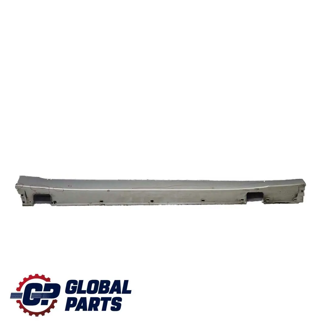 BMW E60 E61 5 Listello Portiera Apertura Gonna Destra Argento-Titanio' Argento