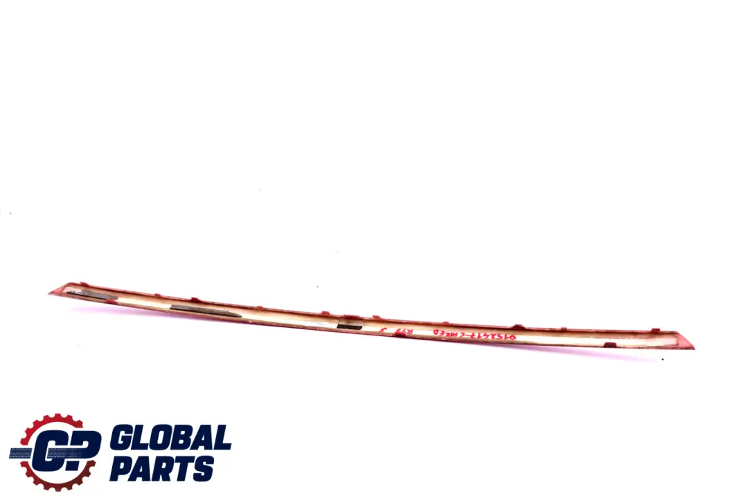 Front Bumper Rubber Strip Cover Trim Panel Chili Red to BMW Mini Cooper S R52 R53 with Part number 0152417 BMW Mini Cooper S R52 R53 Front Bumper Rubber Strip Cover Trim Panel Chili Red - SKU 0152417-CHRED - Part number 0152417