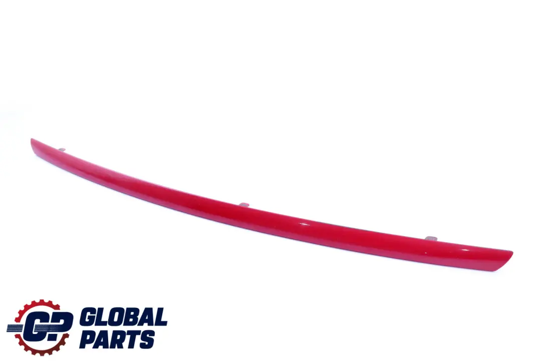 Front Bumper Rubber Strip Cover Trim Panel Chili Red to BMW Mini Cooper S R52 R53 with Part number 0152417 BMW Mini Cooper S R52 R53 Front Bumper Rubber Strip Cover Trim Panel Chili Red - SKU 0152417-CHRED - Part number 0152417