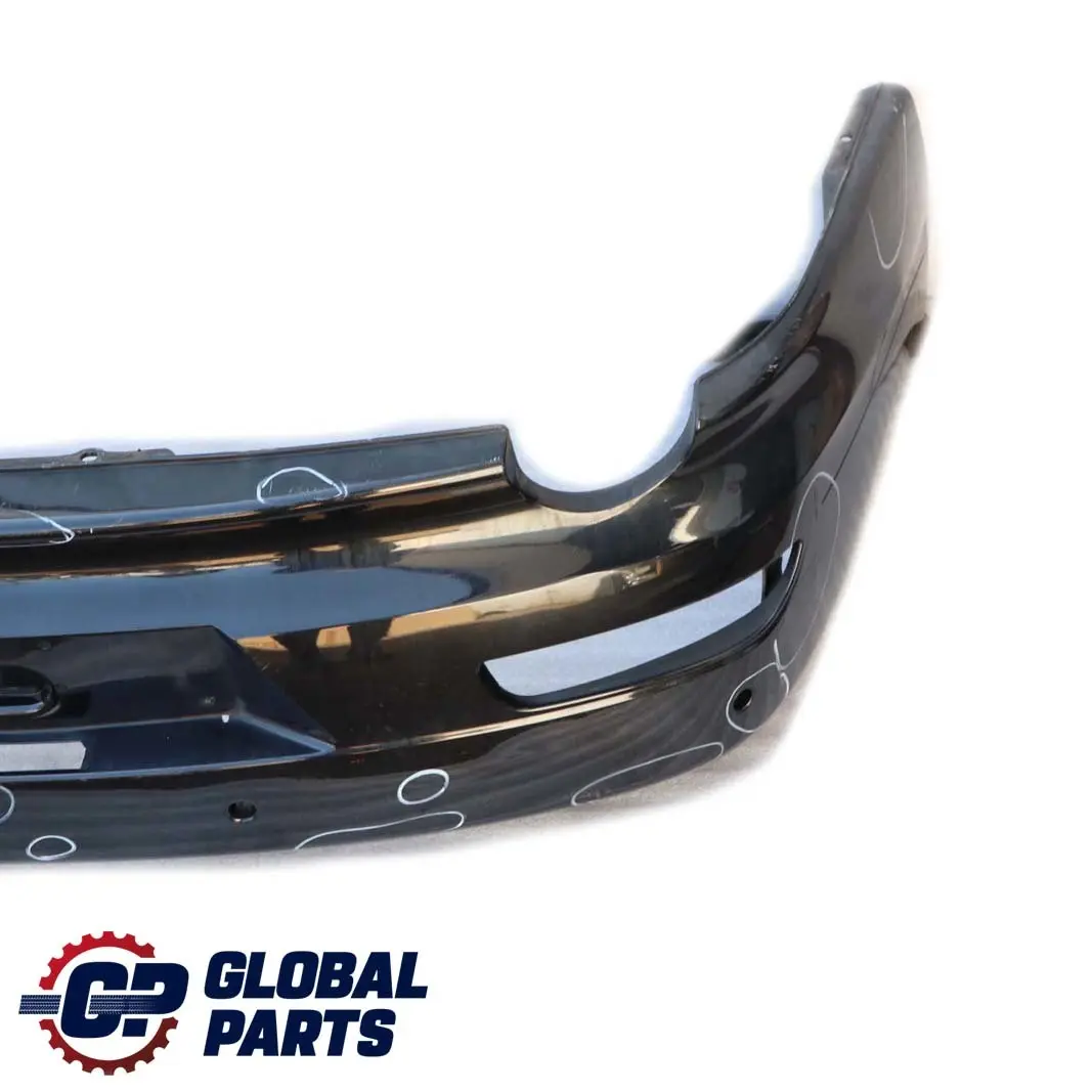BMW 6 E63 Coupe E64 Convertible Rear Bumper PDC Black Sapphire Metallic - 475 - SKU 0154958-BS - Part number 0154958