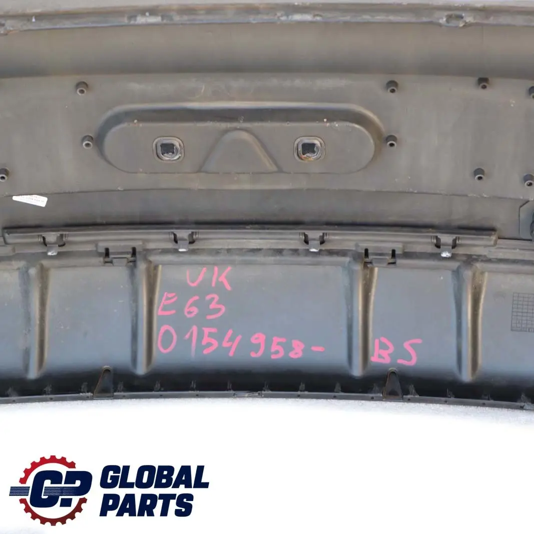 Bumper PDC Black Sapphire Metallic - 475 to BMW 6 E63 Coupe E64 Convertible Rear with Part number 0154958 BMW 6 E63 Coupe E64 Convertible Rear Bumper PDC Black Sapphire Metallic - 475 - SKU 0154958-BS - Part number 0154958