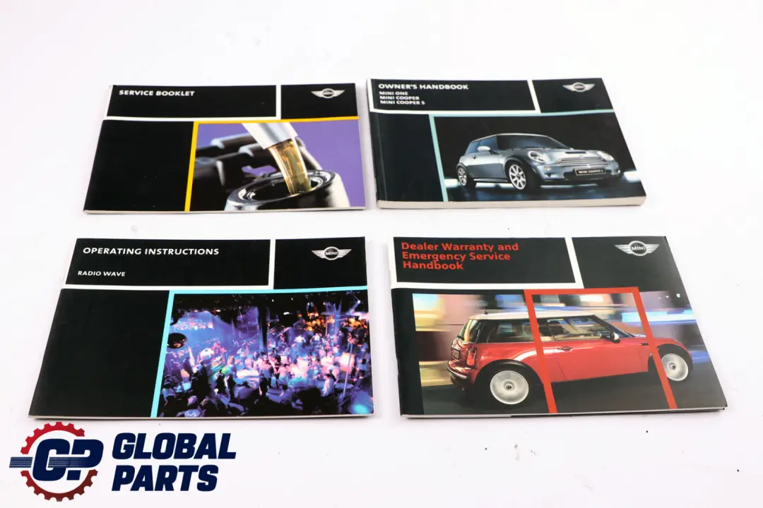 BMW Mini Cooper One R50 R53 Booklet Owner's Handbook Set Pouch Case - SKU 0156447-1 - Part number 0156447