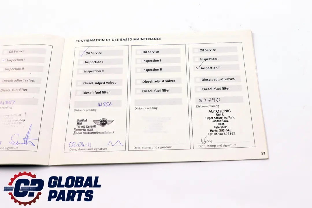 Service Booklet Owner's Handbook Set Pouch Case to BMW Mini 1 R50 R52 R53 with Part number 0158093 BMW Mini 1 R50 R52 R53 Service Booklet Owner's Handbook Set Pouch Case - SKU 0158093-2 - Part number 0158093