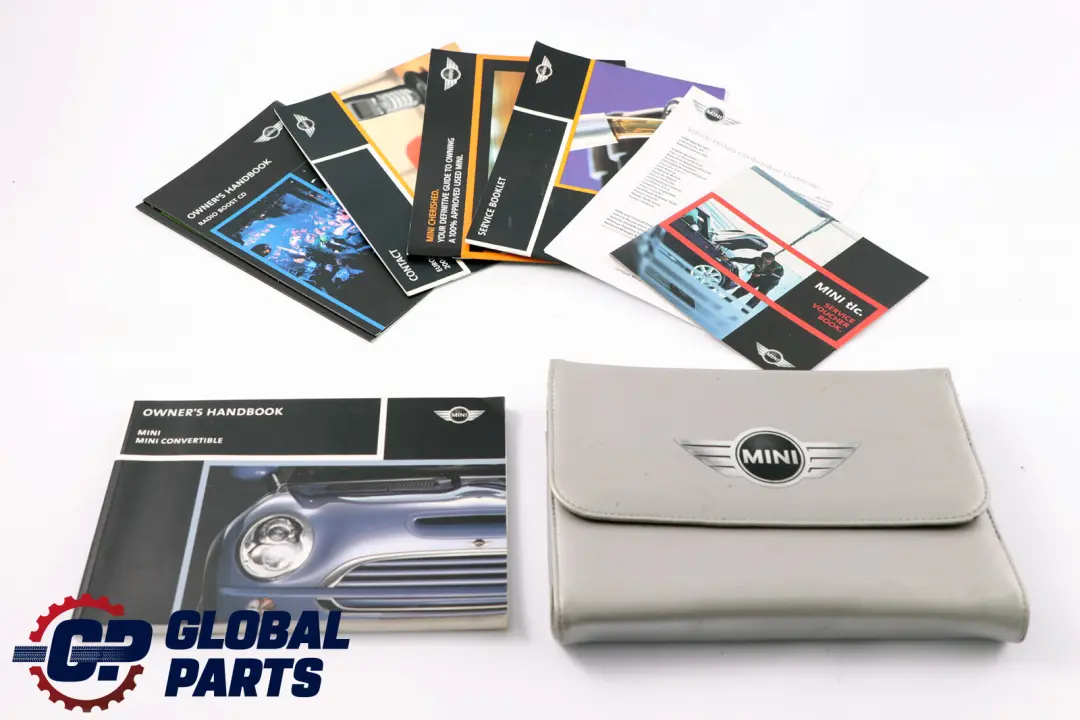 BMW Mini 1 R50 R52 R53 Service Booklet Owner's Handbook Set Pouch Case - SKU 0158093-2 - Part number 0158093