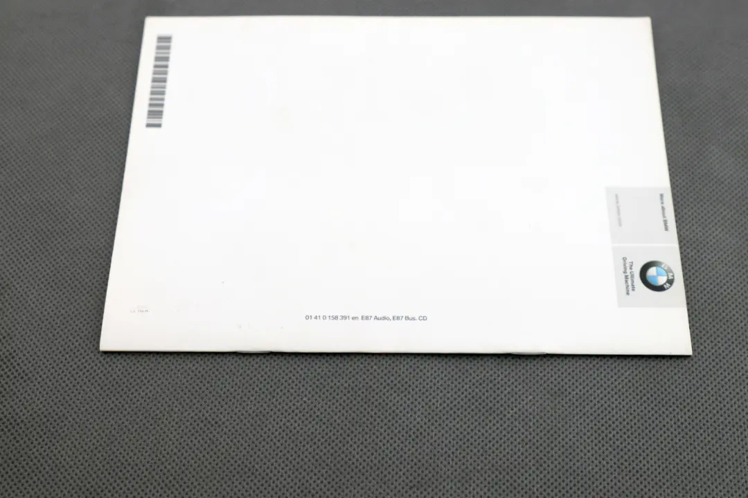 Book Operating Instructions Radio Business CD to BMW 1 3 Series E81 E87N E90 E91 with Part number 0158391 BMW 1 3 Series E81 E87N E90 E91 Book Operating Instructions Radio Business CD - SKU 158391 - Part number 0158391