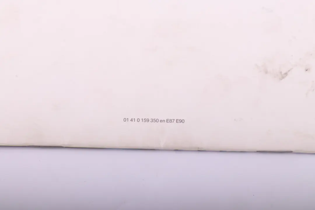 Betriebsanleitung E90 ohne iDrive EN mit Bezug für BMW 1 er 1 E87 mit Teilenummer 0159204 BMW 1 er 1 E87 Betriebsanleitung E90 ohne iDrive EN mit Bezug - SKU 0159204-1 - Teilenummer 0159204