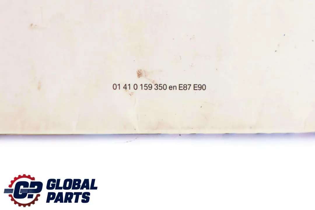 Service Booklet Inspection Book to BMW 1 3 Series E87 E90 E91 with Part number 0159350 BMW 1 3 Series E87 E90 E91 Service Booklet Inspection Book - SKU 0159350-1 - Part number 0159350